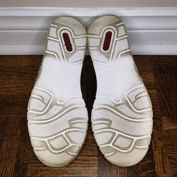 Reiker Madeira Silver Floral Print Slip On Shoes - Picture 7 of 8